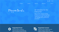 Desktop Screenshot of pepperdash.com